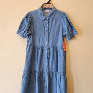 Wonder Nation Light Blue Casual Dress